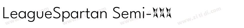 LeagueSpartan Semi字体转换 LeagueSpartan Semi字体转换